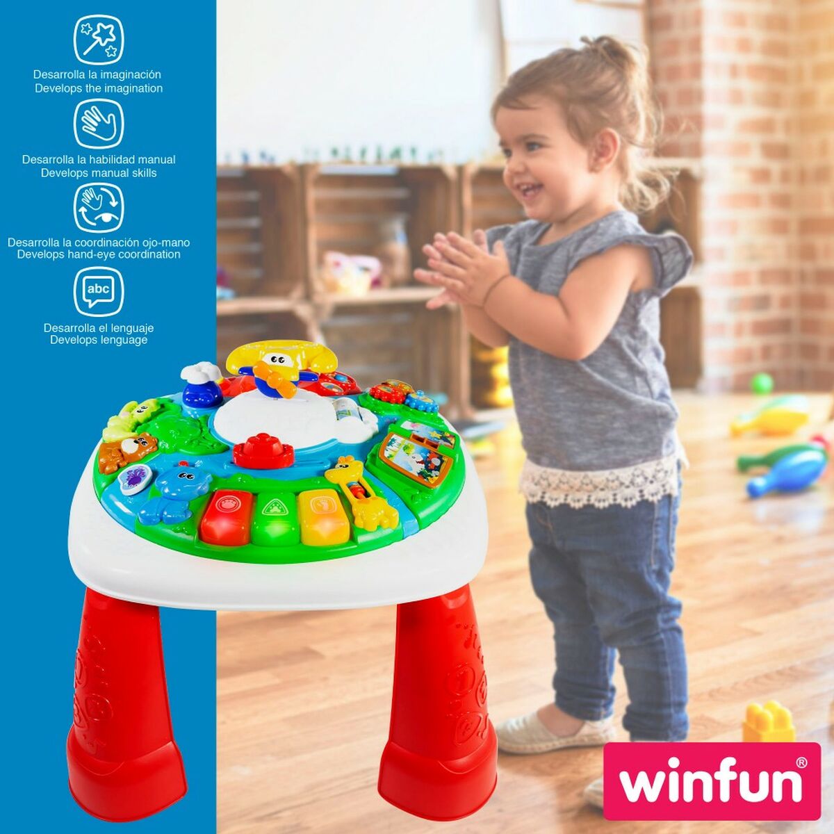 Centro de atividades Winfun 2 Unidades 47 x 41 x 47 cm - EcoNest