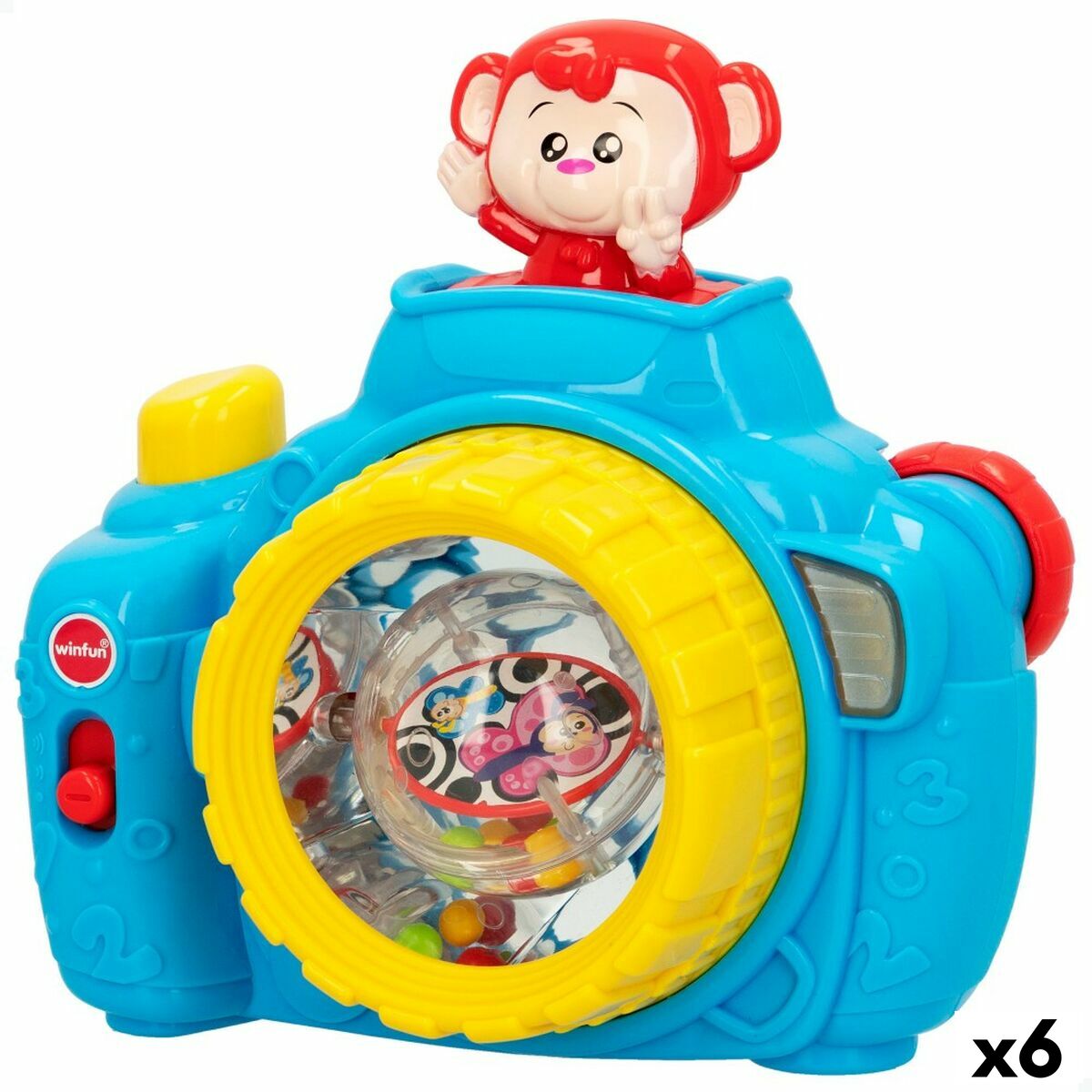 Câmara fotográfica infantil Winfun Azul 17 x 16,5 x 8 cm (6 Unidades) - EcoNest