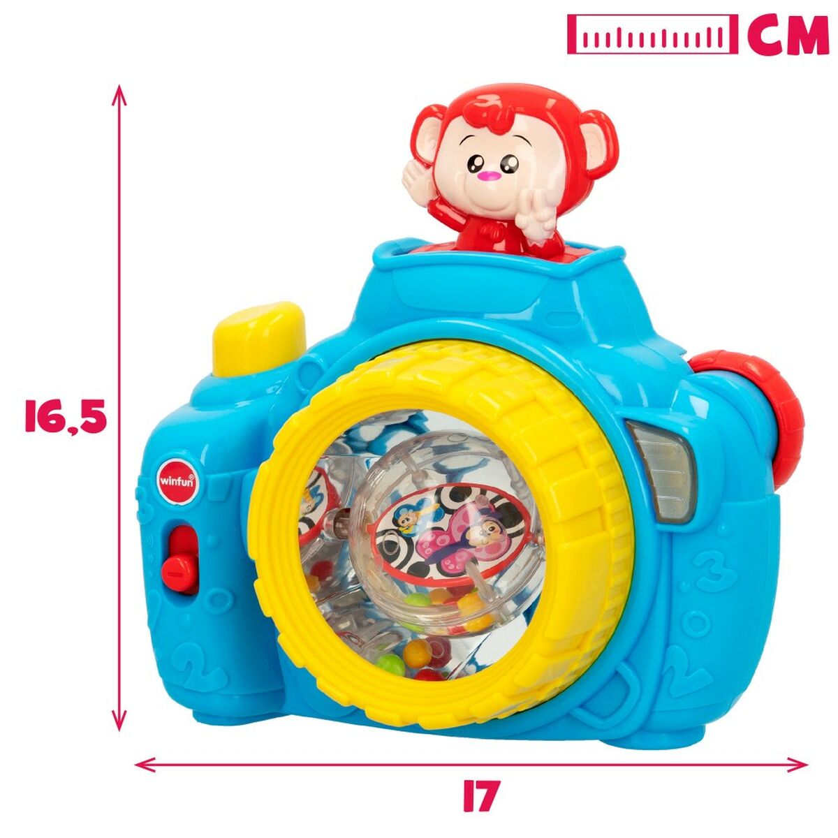 Câmara fotográfica infantil Winfun Azul 17 x 16,5 x 8 cm (6 Unidades) - EcoNest