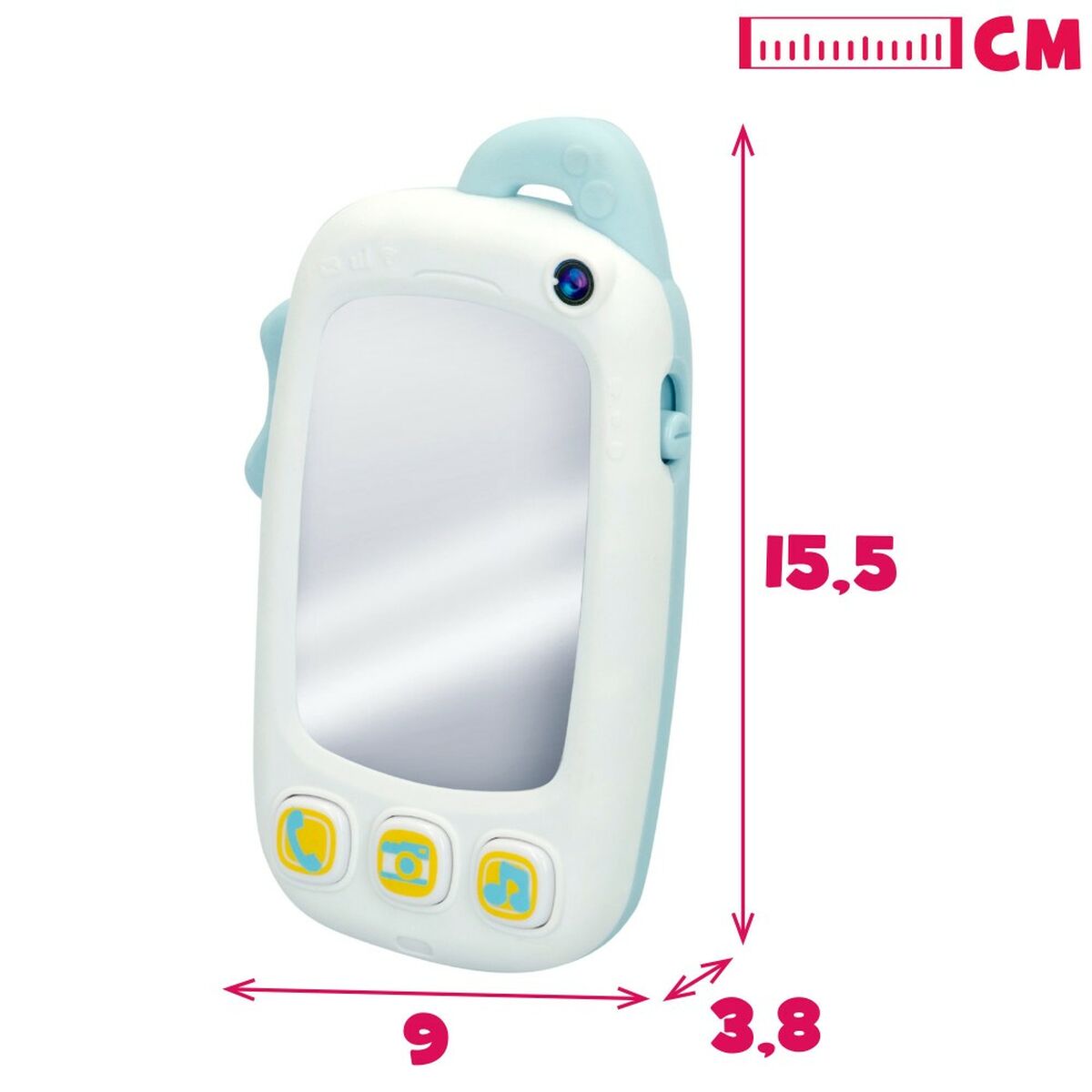 Telefone de brincar Winfun Branco 9 x 15,5 x 3,8 cm (6 Unidades) - EcoNest