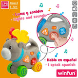 Brinquedo de arraste Winfun Alce 17 x 17 x 7,5 cm (6 Unidades) - EcoNest