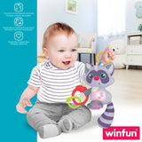 Peluche Chocalho Winfun Guaxinim 14,5 x 20 x 9,5 cm (6 Unidades) - EcoNest