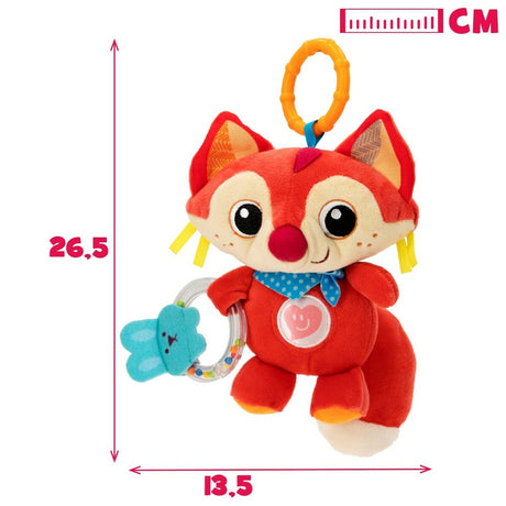 Peluche Chocalho Winfun Raposa 13,5 x 26,5 x 7,5 cm (6 Unidades) - EcoNest