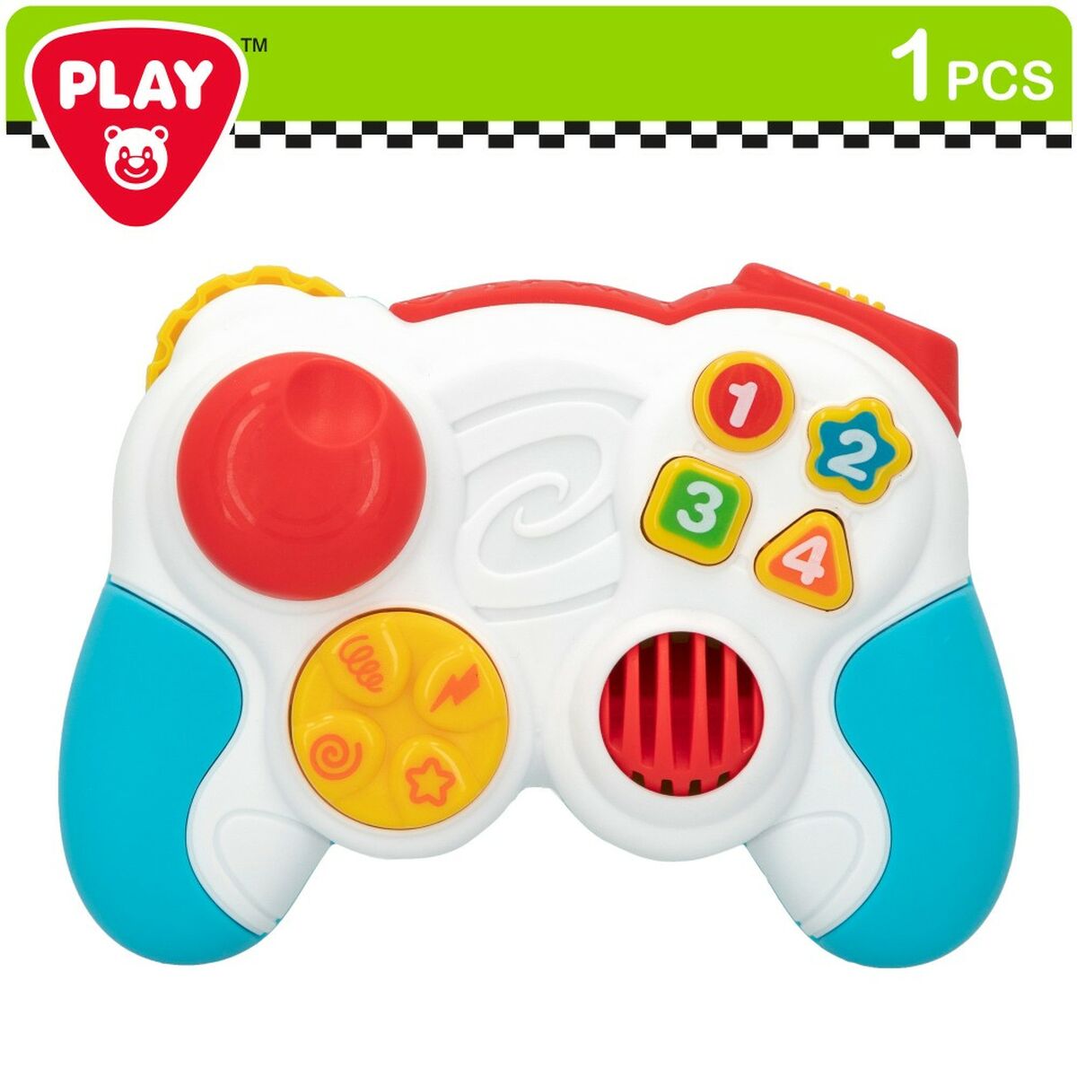 Controle de brinquedo PlayGo Azul 14,5 x 10,5 x 5,5 cm (6 Unidades) - EcoNest