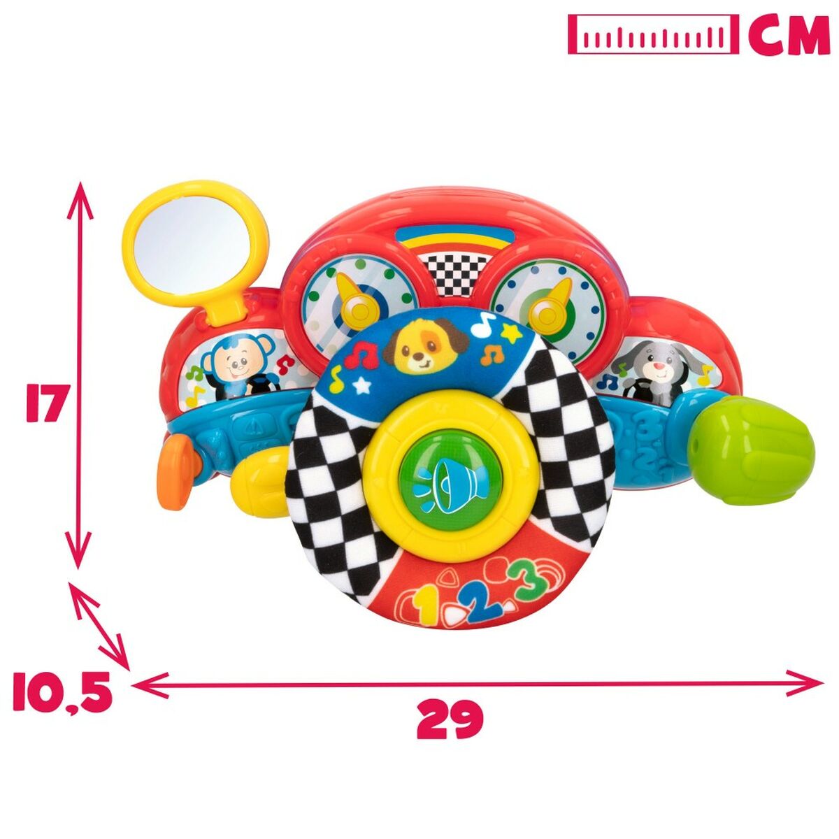 Volante para carrinho de bebé Winfun 29 x 17 x 10,5 cm (4 Unidades) - EcoNest