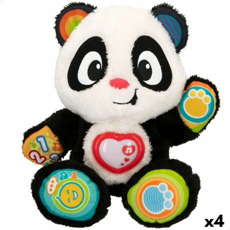 Brinquedo de bebé Winfun Urso Panda 27 x 33 x 14 cm (4 Unidades) - EcoNest