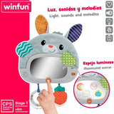 Brinquedo de bebé Winfun Coelho 25 x 35 x 2,5 cm (4 Unidades) - EcoNest