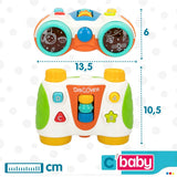 Brinquedo Interativo para Bebés Colorbaby Binóculos 13,5 x 6 x 10,5 cm (6 Unidades) - EcoNest