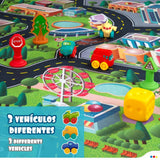 Tapete de jogos Colorbaby Cidade Plástico (2 Unidades) - EcoNest