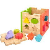 Puzzle Infantil de Madeira Woomax 15 x 15 x 15 cm (6 Unidades) - EcoNest