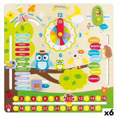 Jogo Educativo Woomax Corujas 30 x 3 x 30 cm (6 Unidades) - EcoNest