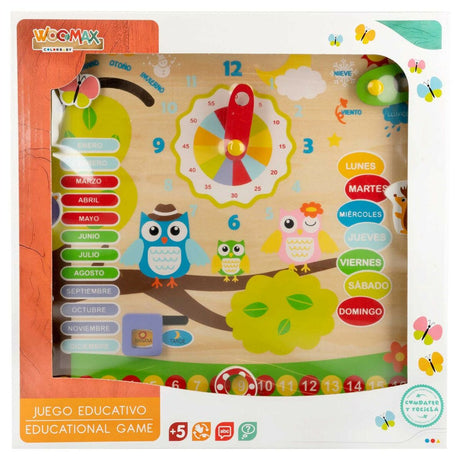 Jogo Educativo Woomax Corujas 30 x 3 x 30 cm (6 Unidades) - EcoNest