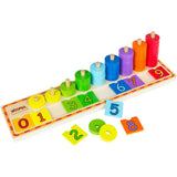 Jogo Educação Infantil Woomax Números 56 Peças 4 Unidades 43 x 11 x 11 cm - EcoNest