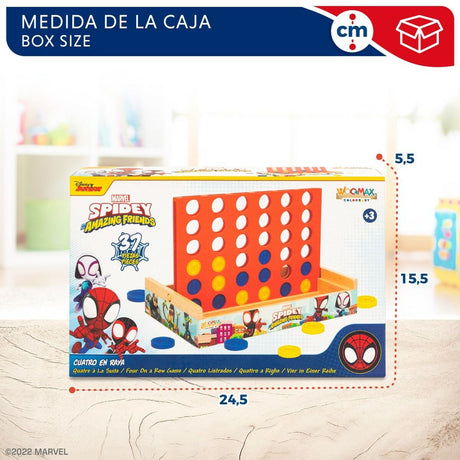 4 em Linha Spidey 24 x 16 x 15 cm (6 Unidades) - EcoNest