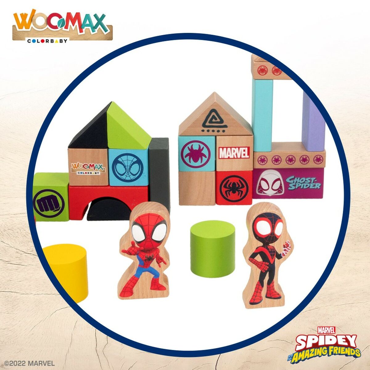 Playset Spidey Amazing Friends 50 Peças 4 Unidades 8 x 9,5 x 1,5 cm - EcoNest