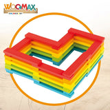 Jogo de Construção Woomax 100 Peças 10 x 0,5 x 1,8 cm (6 Unidades) - EcoNest