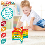 Jogo de Construção Woomax 100 Peças 10 x 0,5 x 1,8 cm (6 Unidades) - EcoNest