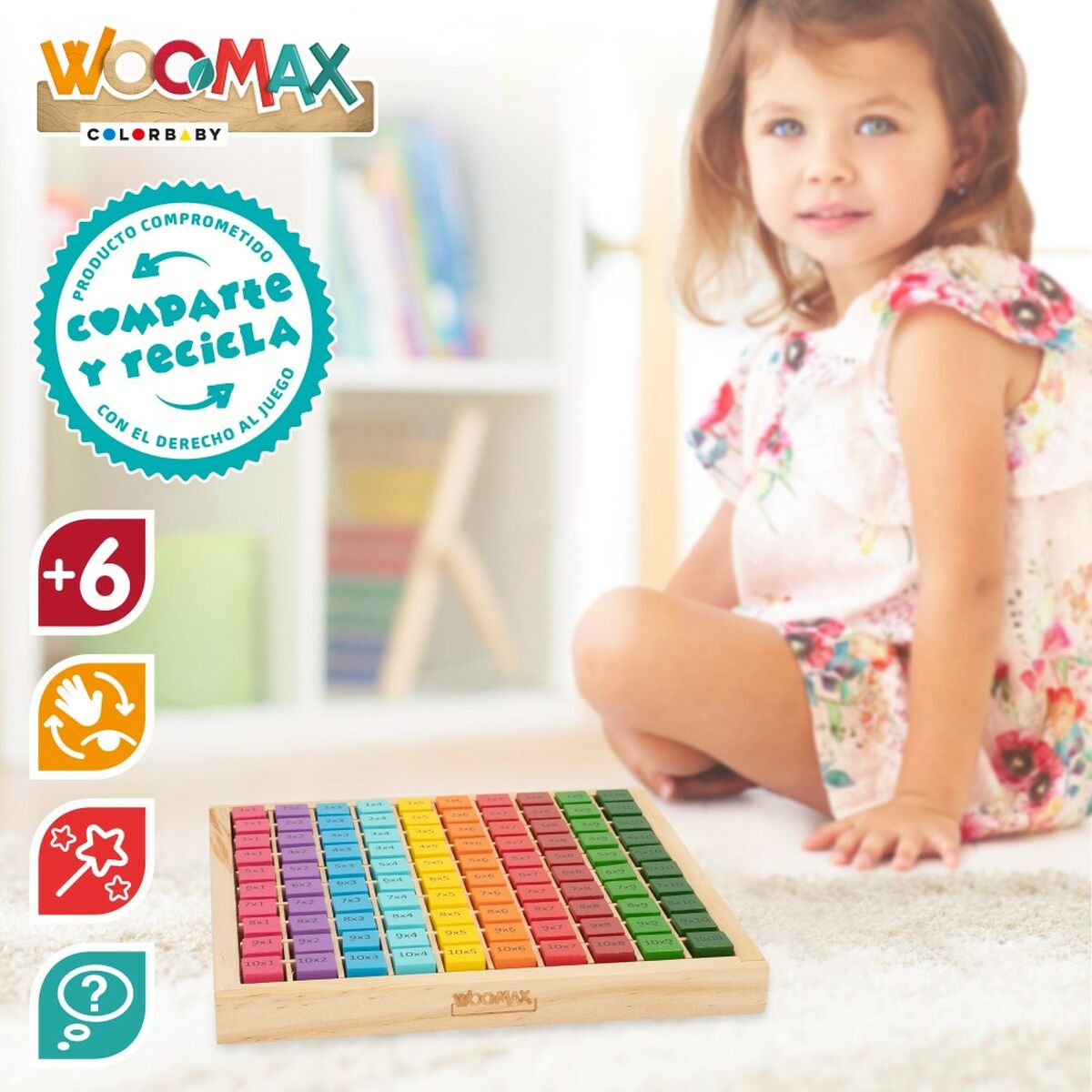 Jogo de habilidade Woomax 101 Peças 19 x 2 x 19 cm (6 Unidades) - EcoNest