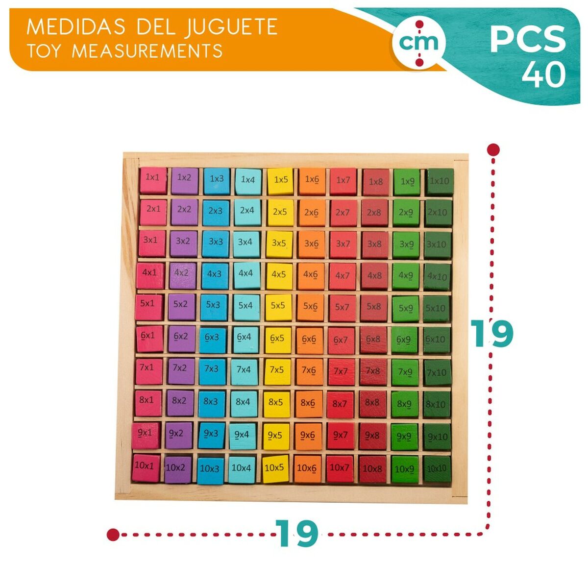 Jogo de habilidade Woomax 101 Peças 19 x 2 x 19 cm (6 Unidades) - EcoNest