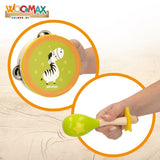 Jogo conjunto de instrumentos musicais Woomax Madeira 14,5 x 4,5 x 14,5 cm (4 Unidades) - EcoNest