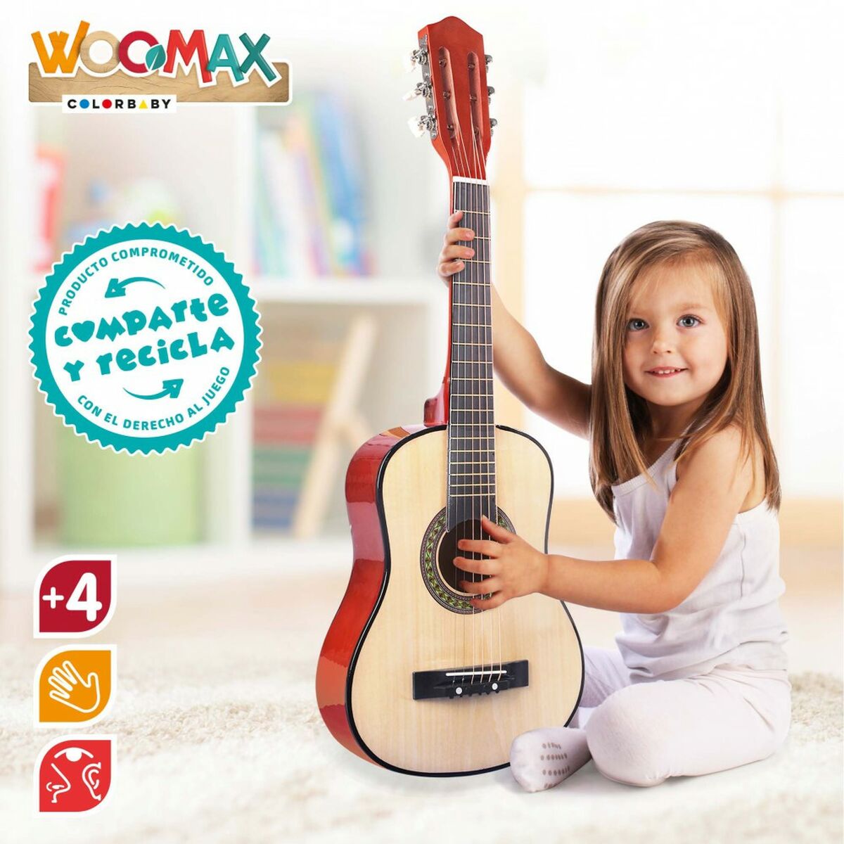 Guitarra Infantil Woomax 76 cm - EcoNest