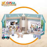 Playset Woomax Veterinário 9 Peças 4 Unidades 19 x 18 x 19 cm - EcoNest