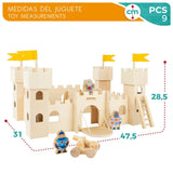 Castelo Woomax Brinquedo 9 Peças 2 Unidades - EcoNest