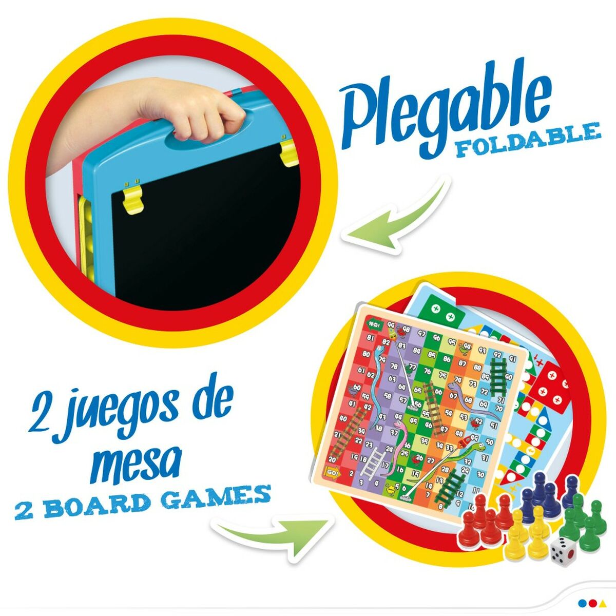 Quadro de Dupla Face Colorbaby 34 x 31 x 29 cm 2 Unidades 34 x 31 x 29 cm - EcoNest