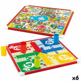 Tabuleiro de Jogo dos Cavalinhos e da Glória Colorbaby 32 x 32 x 1 cm (25 Peças) (6 Unidades)