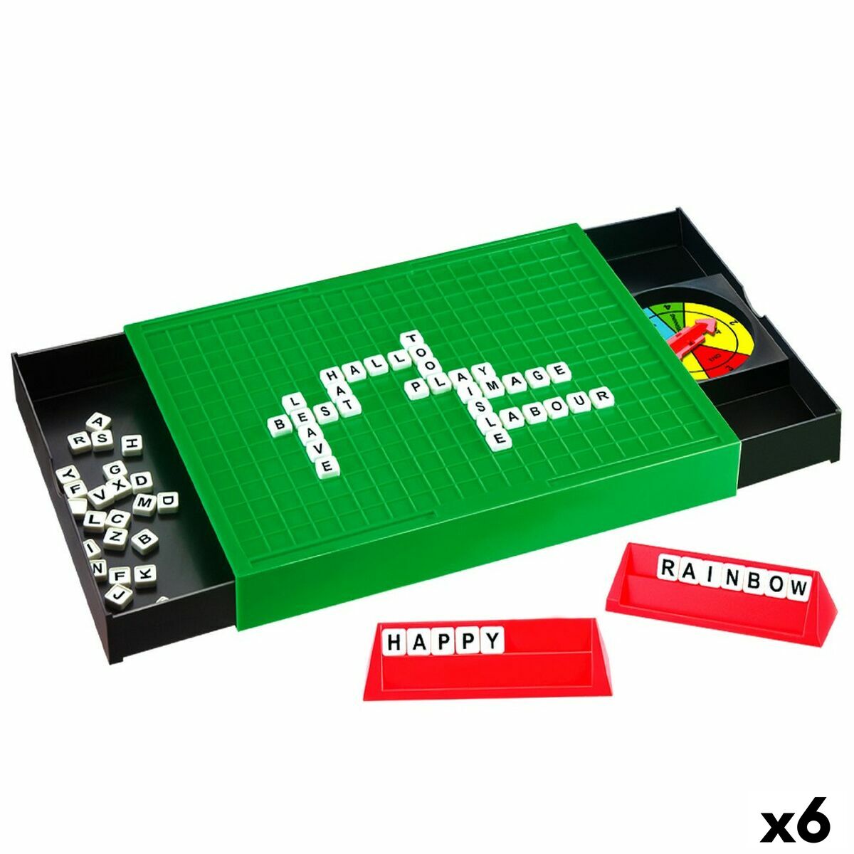 Jogo de palavras Colorbaby 25,5 x 3 x 19 cm (6 Unidades) - EcoNest