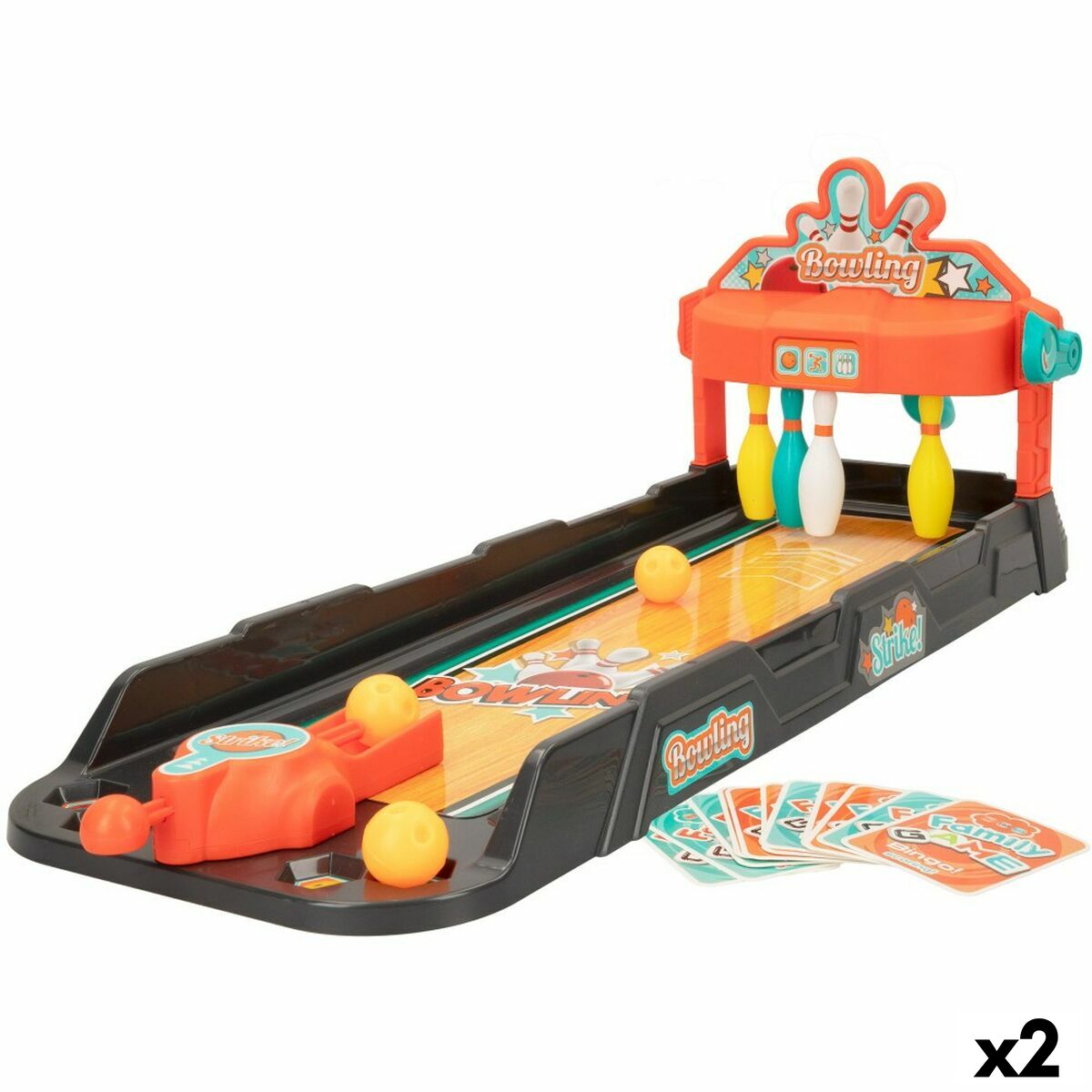 Jogo de pontaria Colorbaby Bolos 24 x 23 x 62,5 cm (2 Unidades) - EcoNest