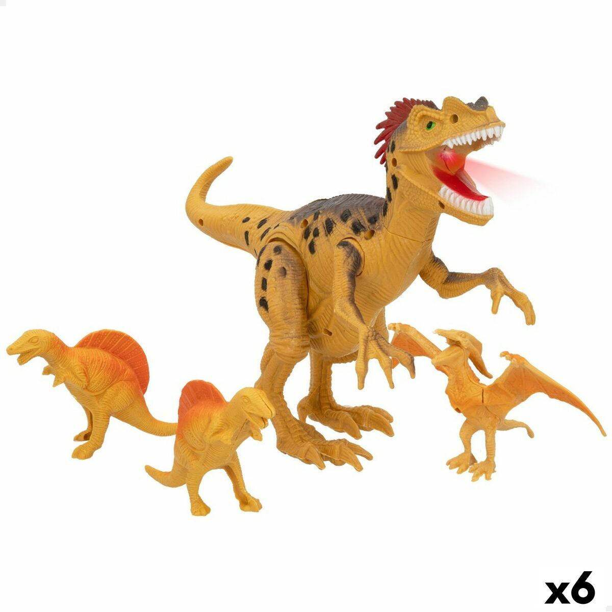 Conjunto Dinossauros Colorbaby 4 Peças 6 Unidades 23 x 16,5 x 8 cm Dinossauros - EcoNest