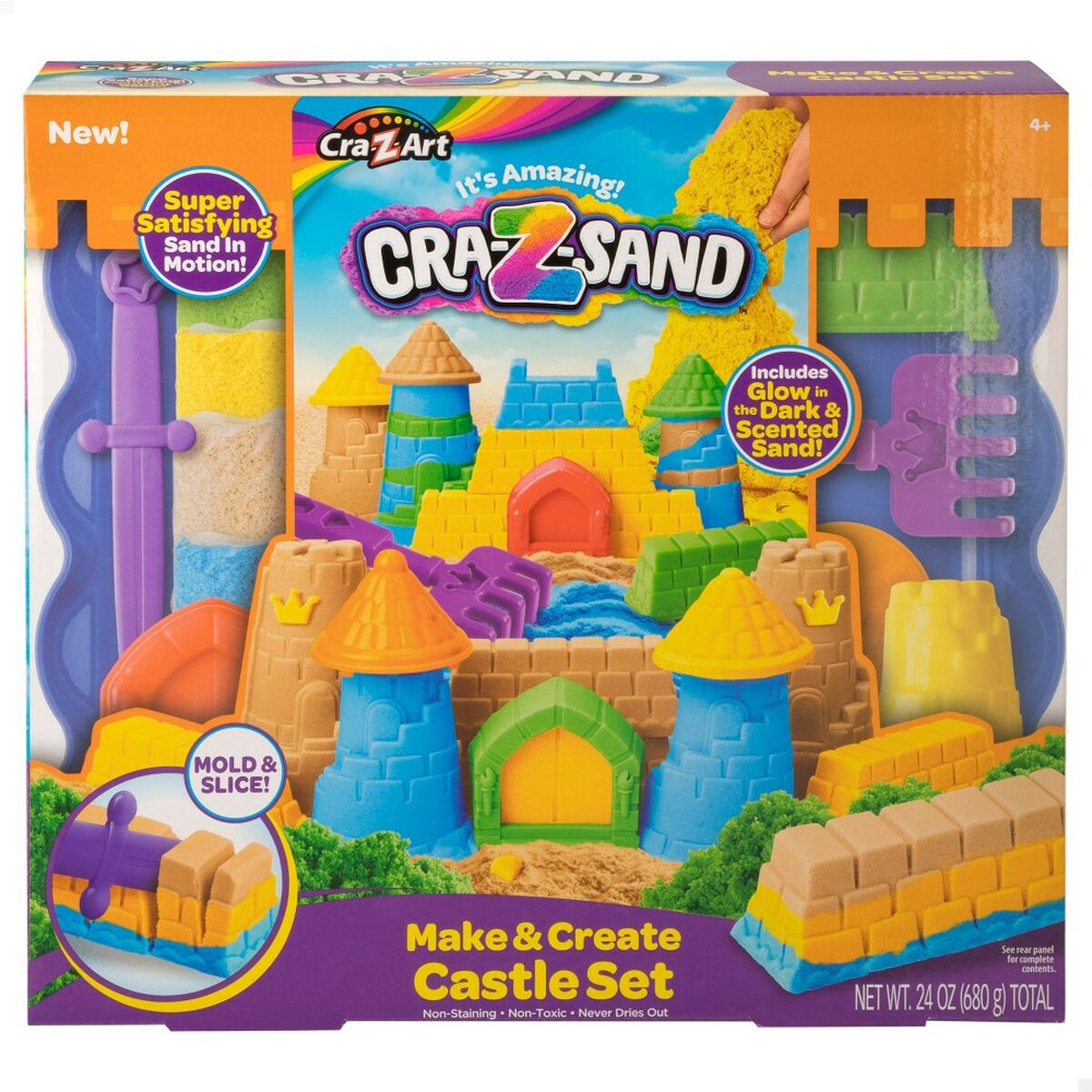 Conjunto de Trabalhos Manuais Cra-Z-Art Cra-Z-Sand Castle - EcoNest