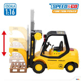 Trator Fricção Speed & Go 1:16 Leve Som 22,5 x 13 x 9,5 cm (6 Unidades) - EcoNest