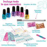 Conjunto de Beleza Cra-Z-Art Infantil metálico Arco-íris Unhas 4 Unidades - EcoNest