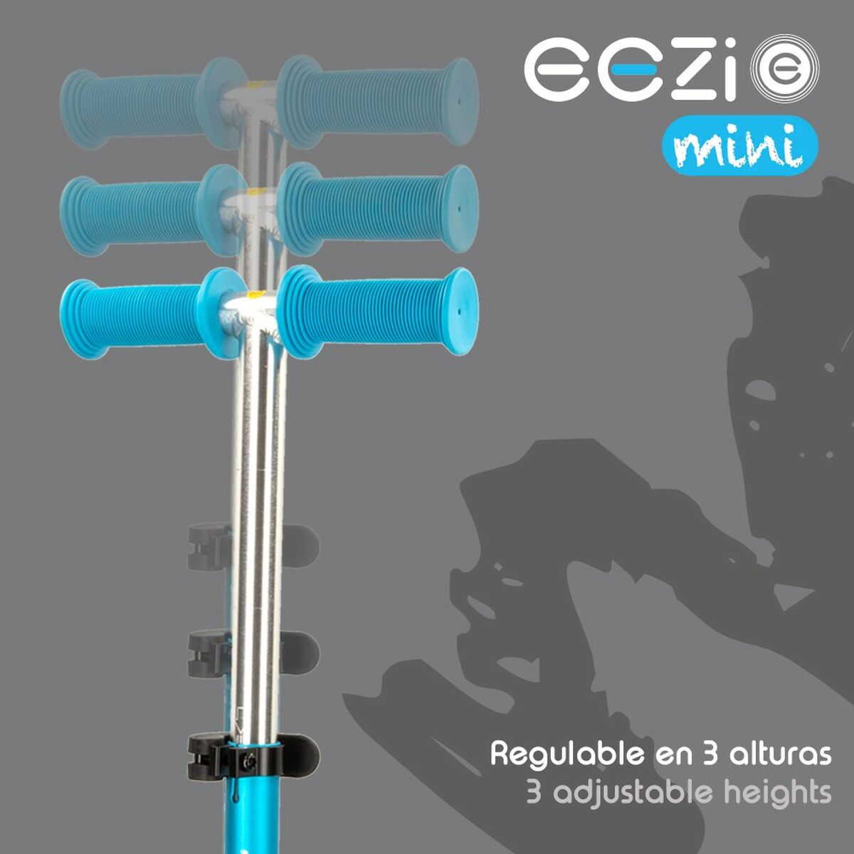 Patinete Scooter Eezi Azul 2 Unidades - EcoNest