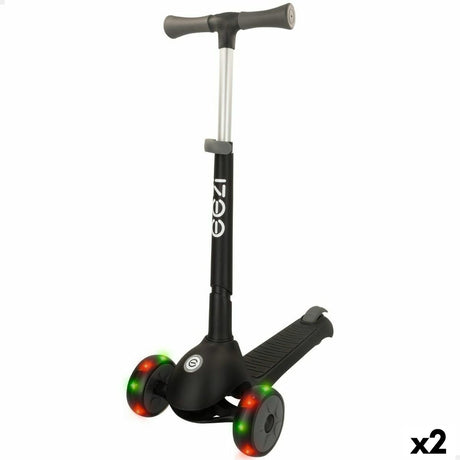 Patinete Scooter Eezi Preto 2 Unidades - EcoNest