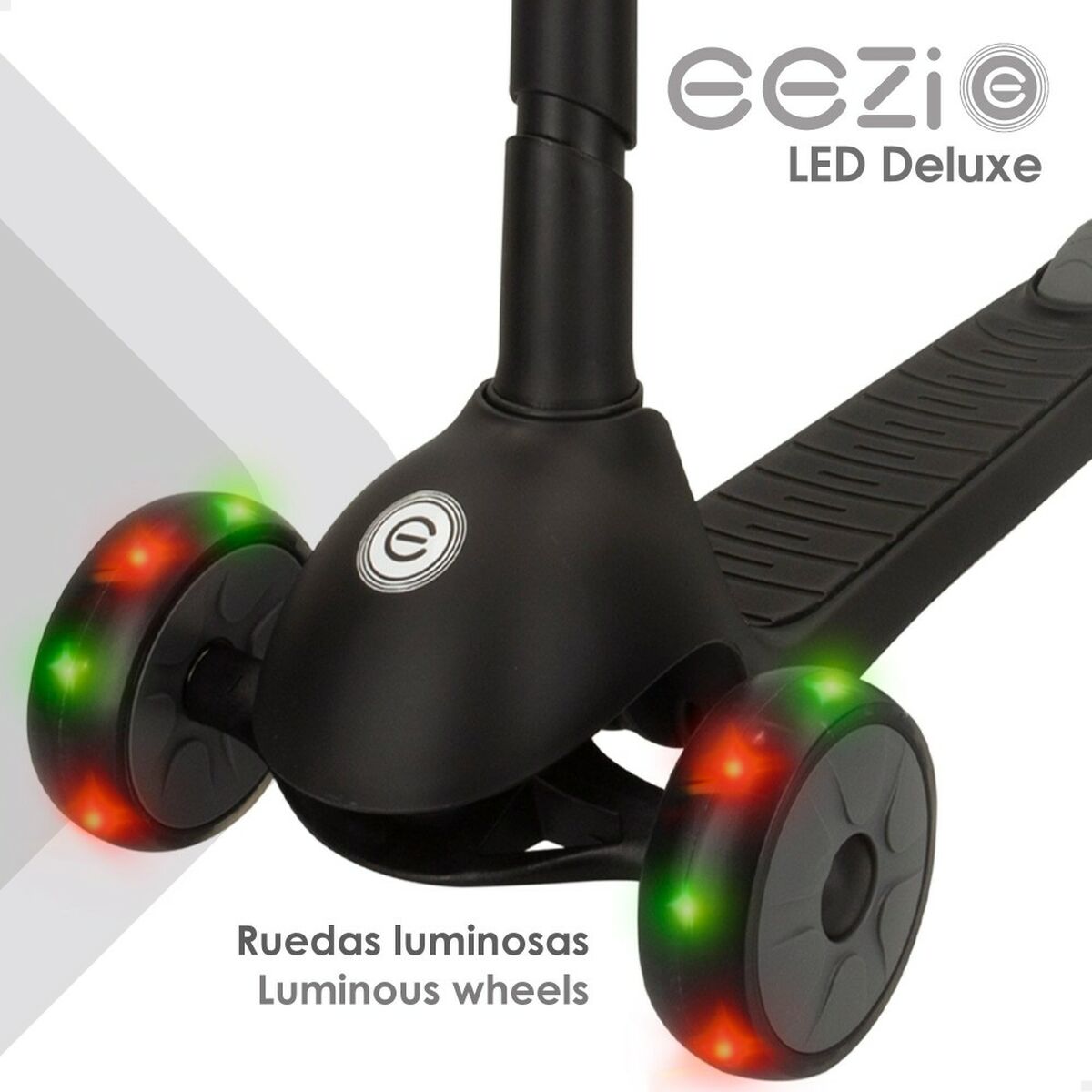 Patinete Scooter Eezi Preto 2 Unidades - EcoNest