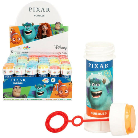 Frasco para bolas de sabão Pixar 60 ml 3,8 x 11,5 x 3,8 cm (216 Unidades) - EcoNest