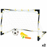 Baliza de Futebol Colorbaby Dobrável 100 x 70 x 70 cm (2 Unidades) - EcoNest