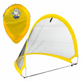 Baliza Dobrável Colorbaby Pop up Futebol Amarelo 120 x 80 x 80 cm (4 Unidades) - EcoNest