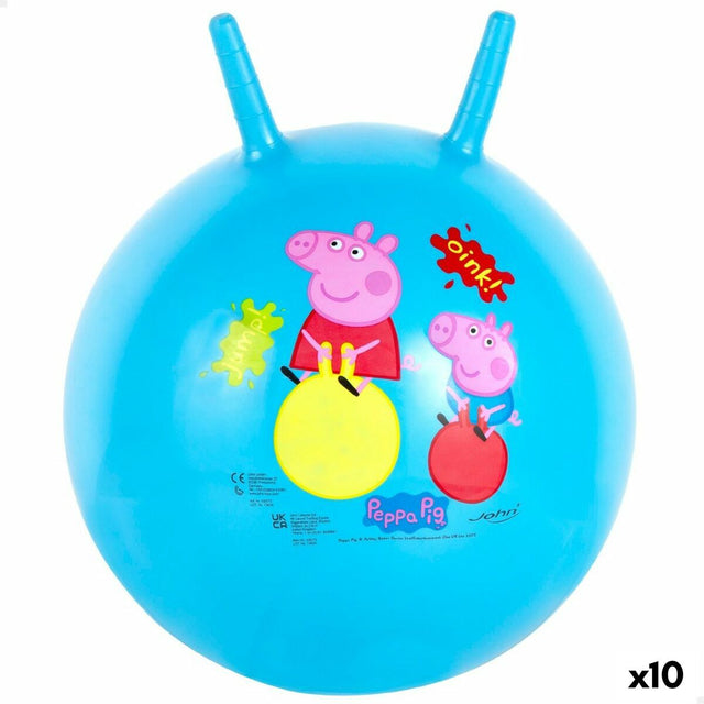 Bola Saltitante Peppa Pig Ø 45 cm Azul (10 Unidades) - EcoNest