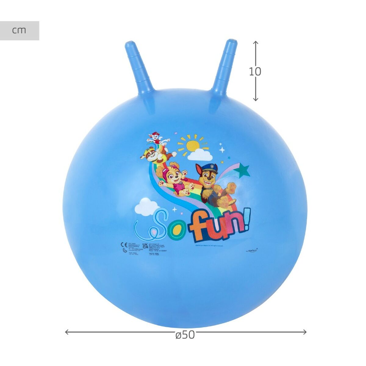 Bola Saltitante The Paw Patrol Azul (10 Unidades) - EcoNest