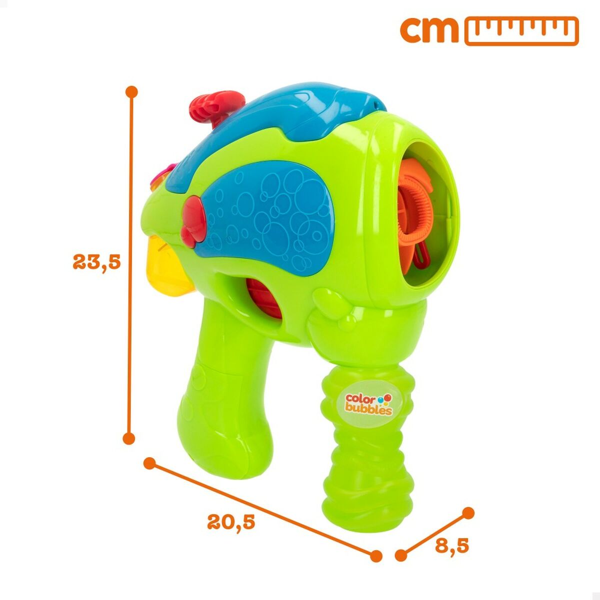 Jogo de Bolas de Sabão Colorbaby Verde Pistola 118 ml 20,5 x 23,5 x 8,5 cm (2 Unidades) - EcoNest