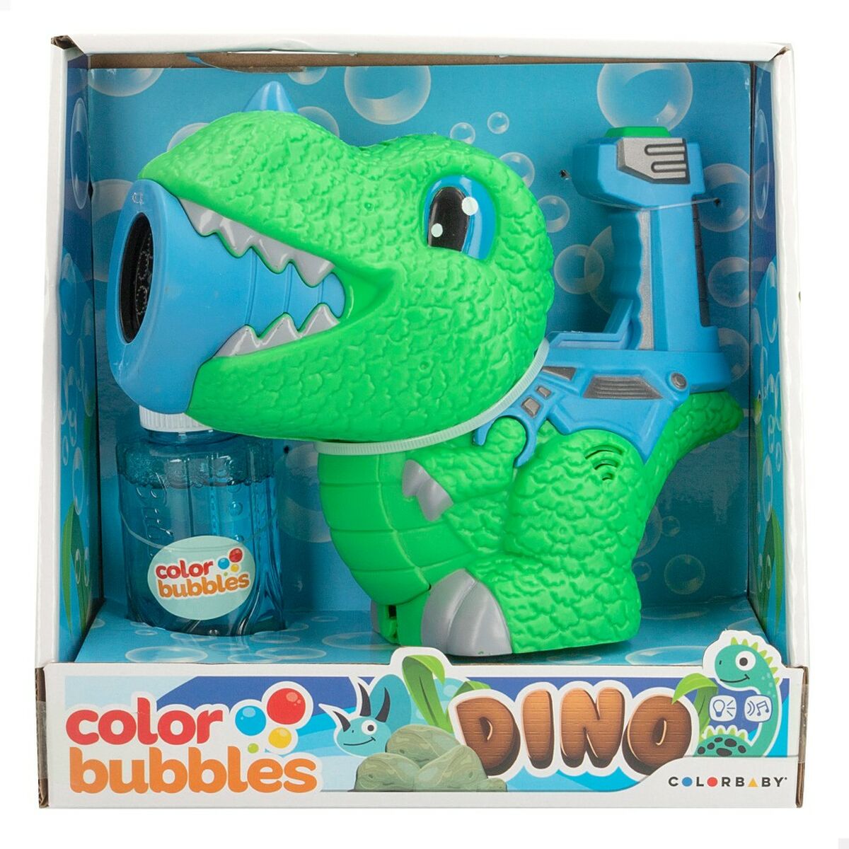 Jogo de Bolas de Sabão Colorbaby Verde Dinossauro 150 ml 20 x 17 x 9 cm (6 Unidades) - EcoNest