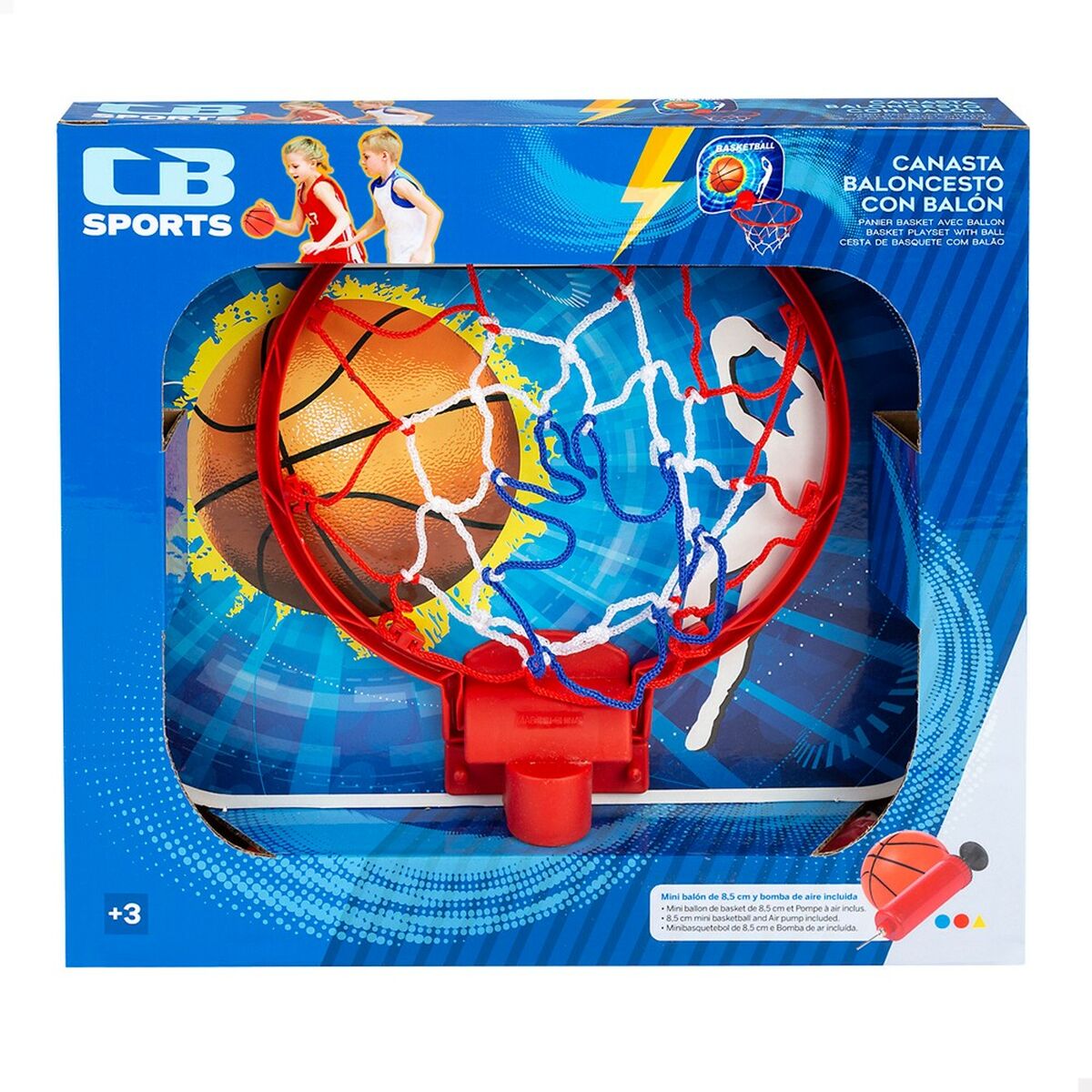 Cesto de Basquetebol Colorbaby Mini 31 x 35 x 21 cm - EcoNest