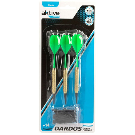 Dardos Aktive 14 cm Metal Plástico 24 Unidades - EcoNest