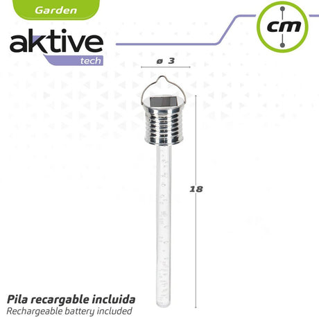 Lâmpada solar Aktive 3 x 17,5 x 3 cm (24 Unidades) - EcoNest