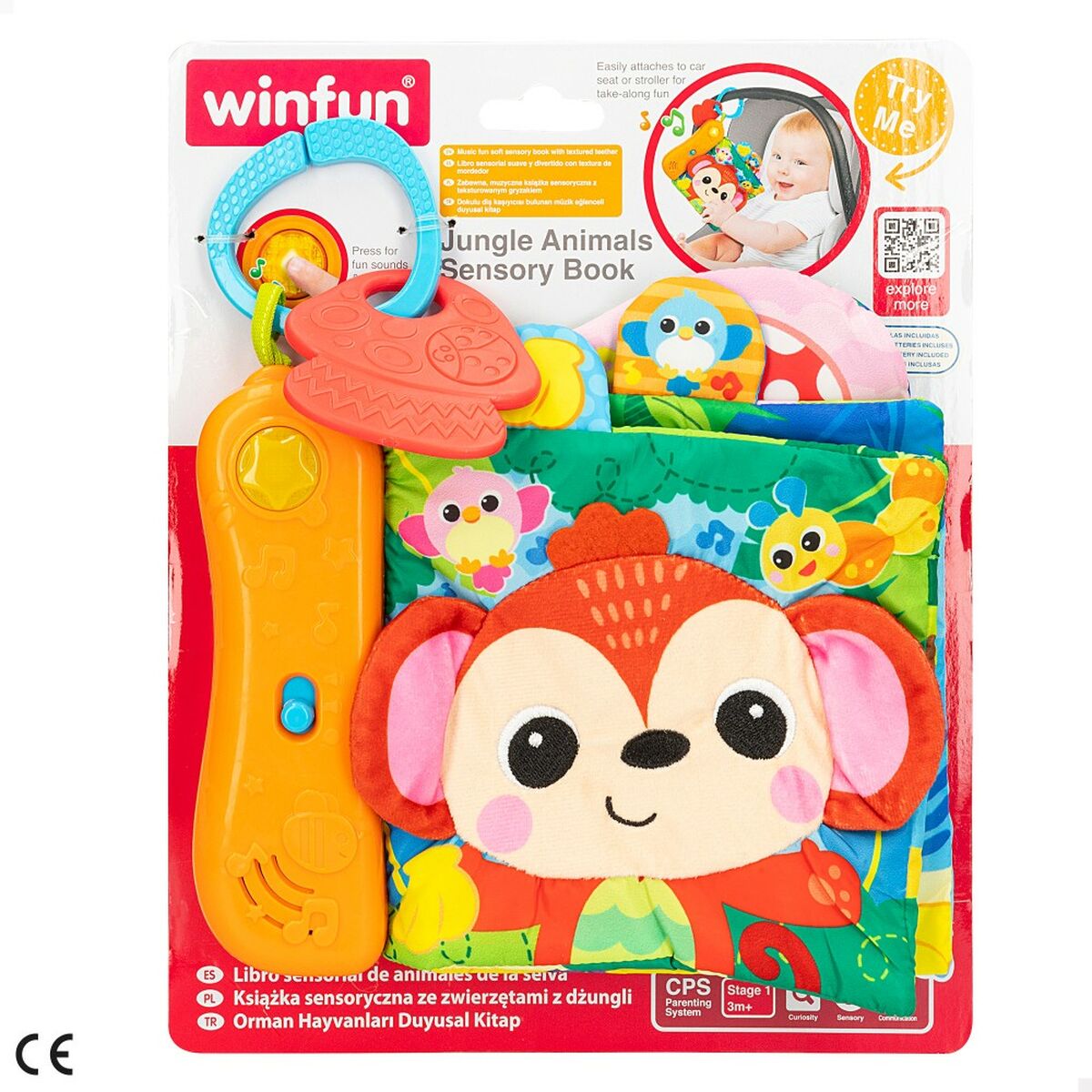 O Meu Primeiro Livro Musical Winfun 20 x 4 x 20 cm 20,5 x 3,5 x 20 cm (6 Unidades) - EcoNest