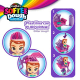 Jogo de Plasticina Cra-Z-Art Softee Dough Cabelo sirenas (4 Unidades) - EcoNest